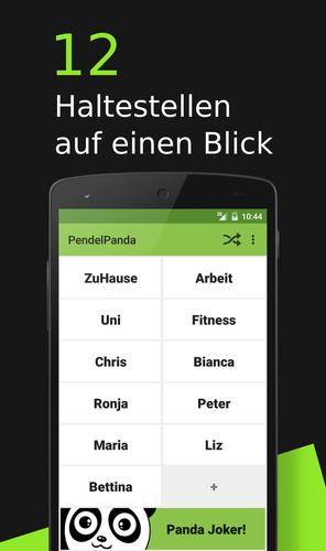 Pendel Panda Timetable