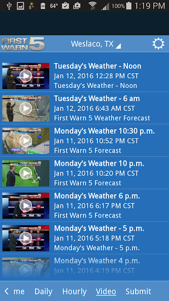 KRGV FIRST WARN 5 Weather