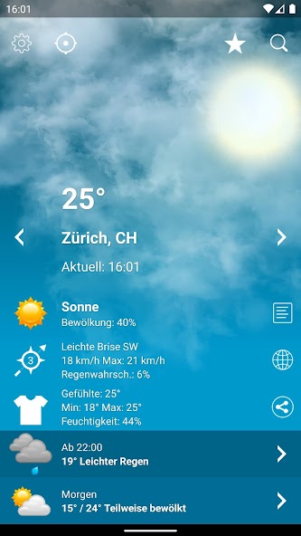 Weather Switzerland XL PRO