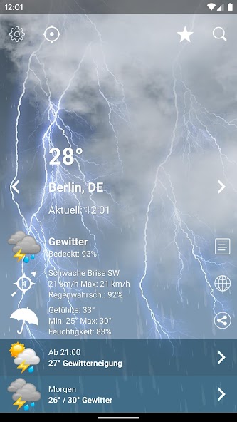 Weather Switzerland XL PRO