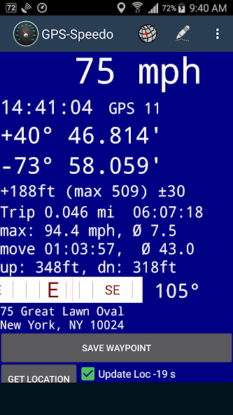 GPS-Speedo
