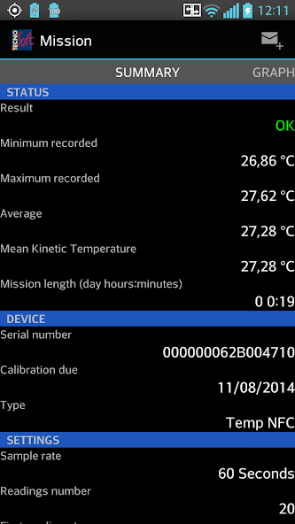 Temp NFC Ent