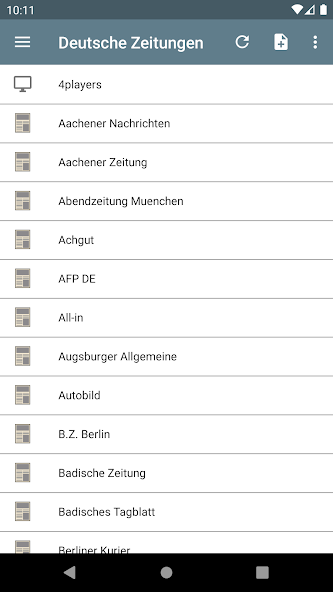 Deutsche Zeitungen