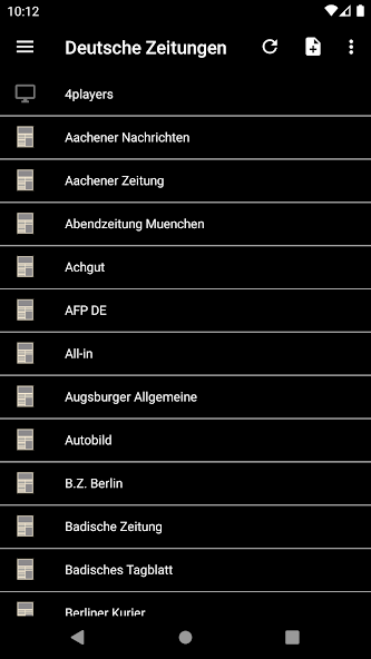Deutsche Zeitungen