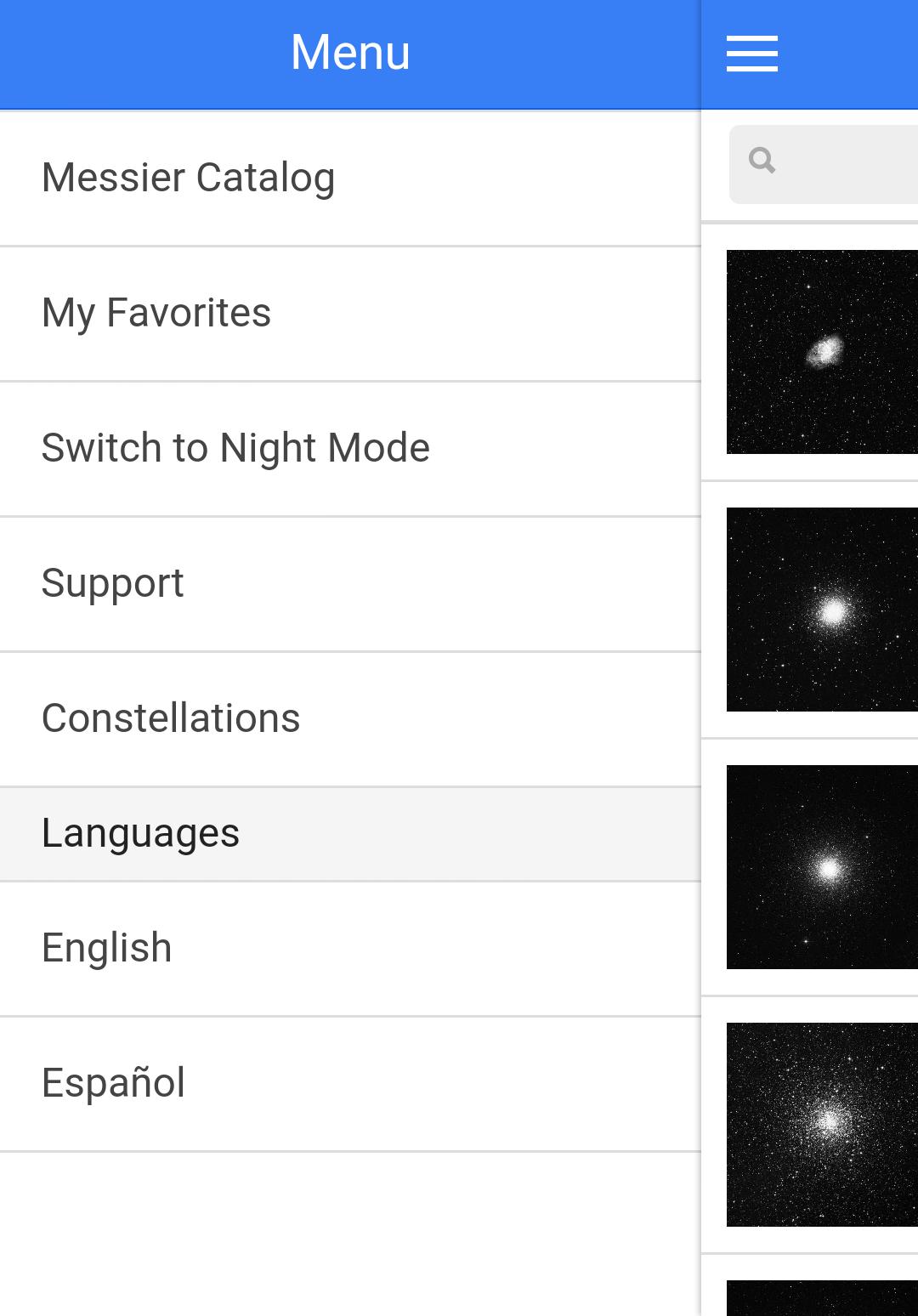 Messier Catalog - Astronomical