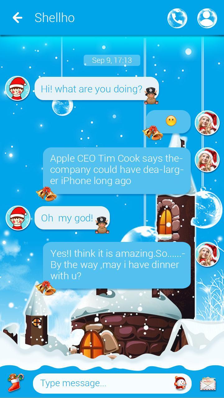 (FREE)GO SMS CHRISTMAS THEME