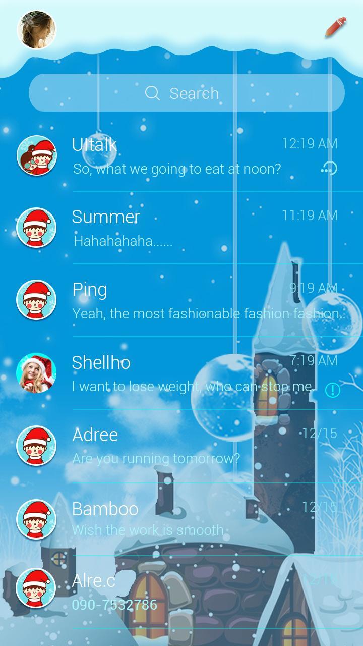 (FREE)GO SMS CHRISTMAS THEME