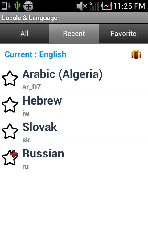 Set Locale & Language