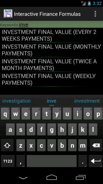 Finance Formulas