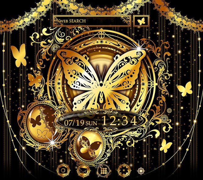 Gothic Butterflies Theme