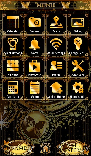 Gothic Butterflies Theme