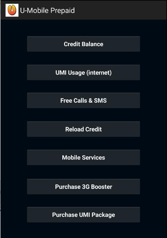 Umobile Mobile Prepaid