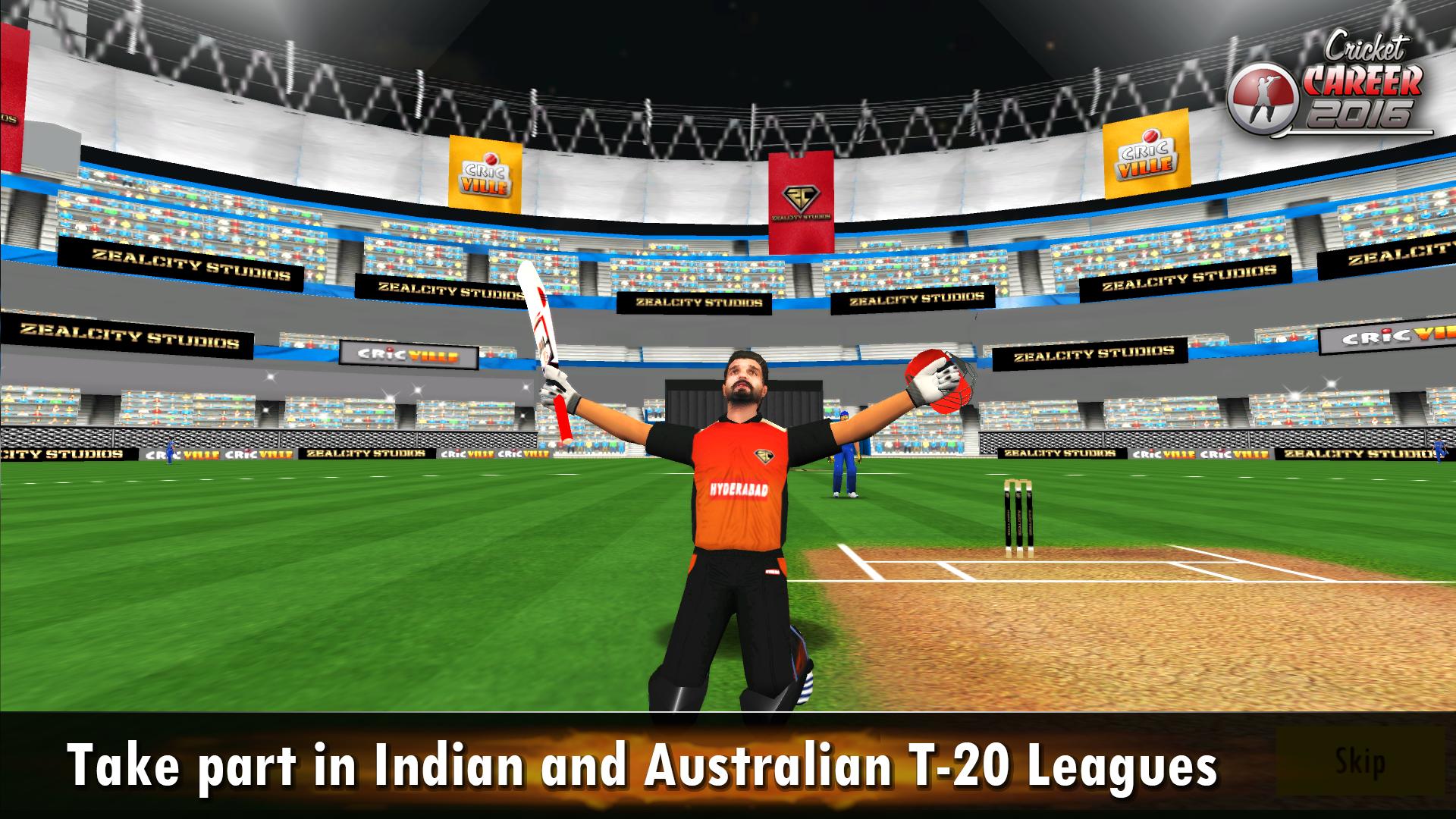 Cricket Career 2016