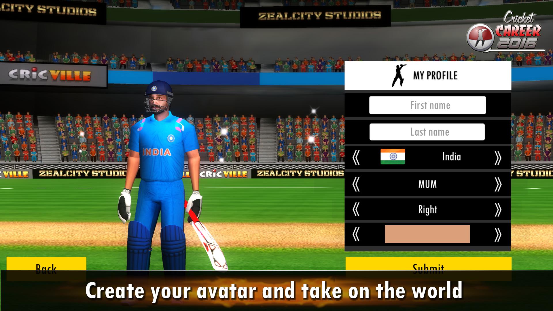 Cricket Career 2016