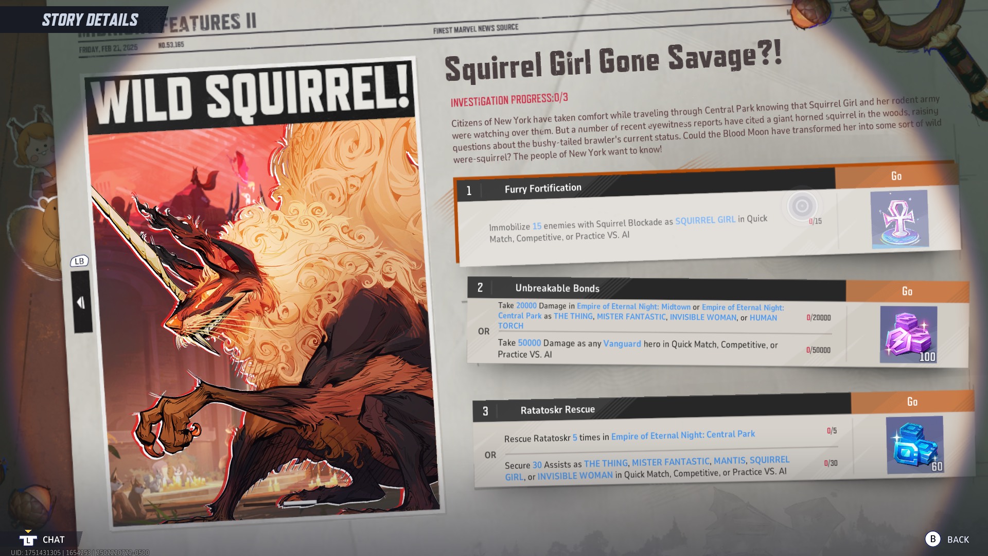 Marvel Rivals의 센트럴 파크에서 Ratatoskr을 구출하는 방법