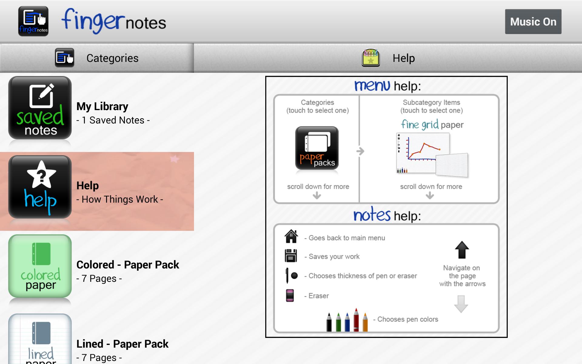 Finger Notes (Lite)