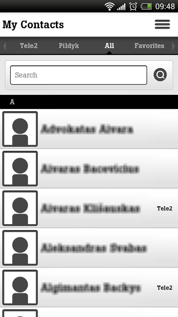 My Contacts