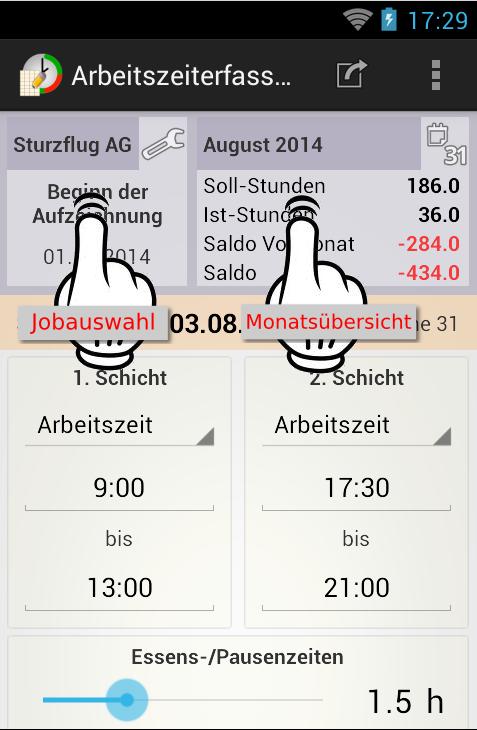 Arbeitszeiterfassung
