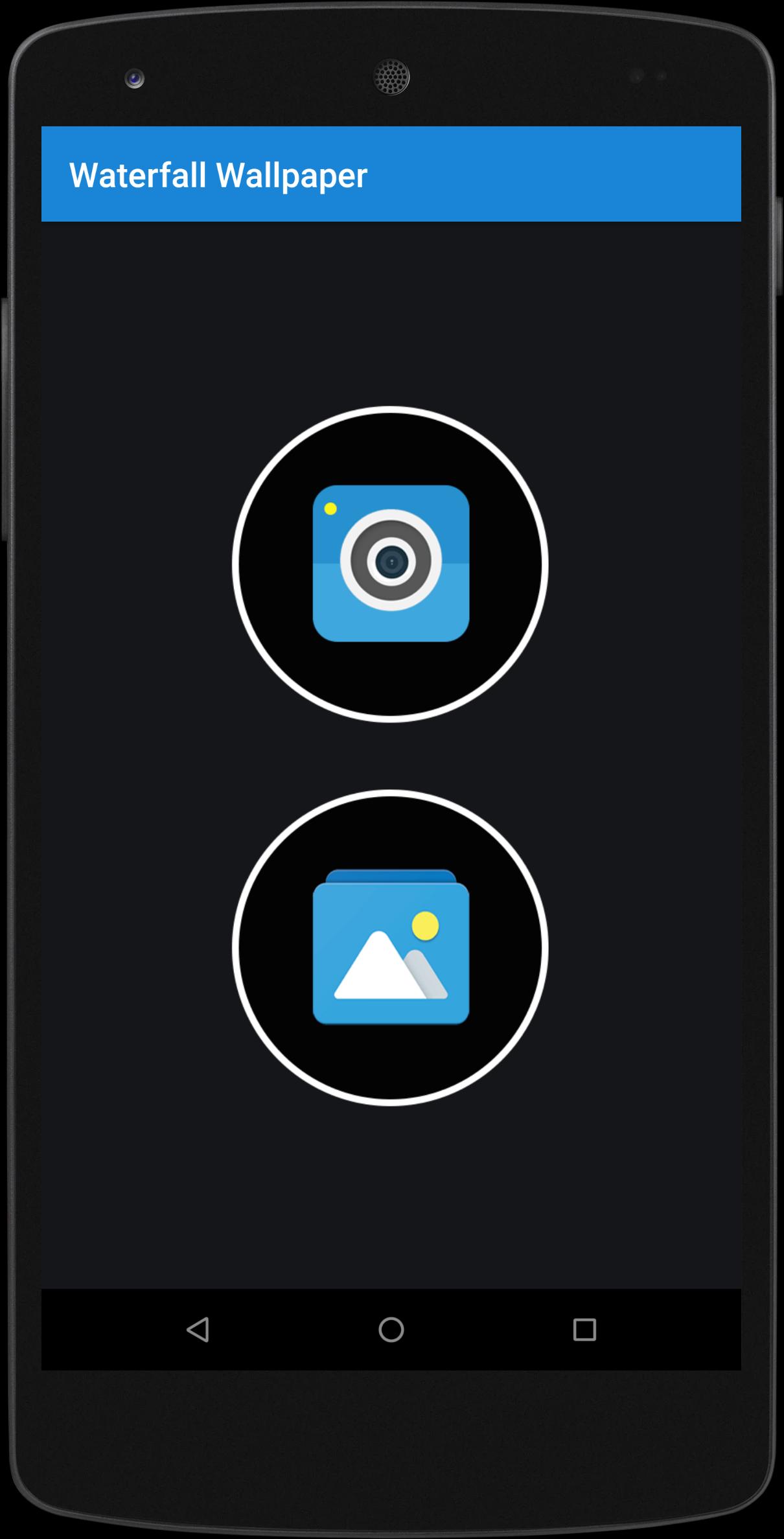 Waterfall Image Frame Photo Editor