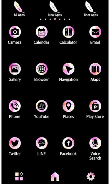 Simple Theme-Space Feather-