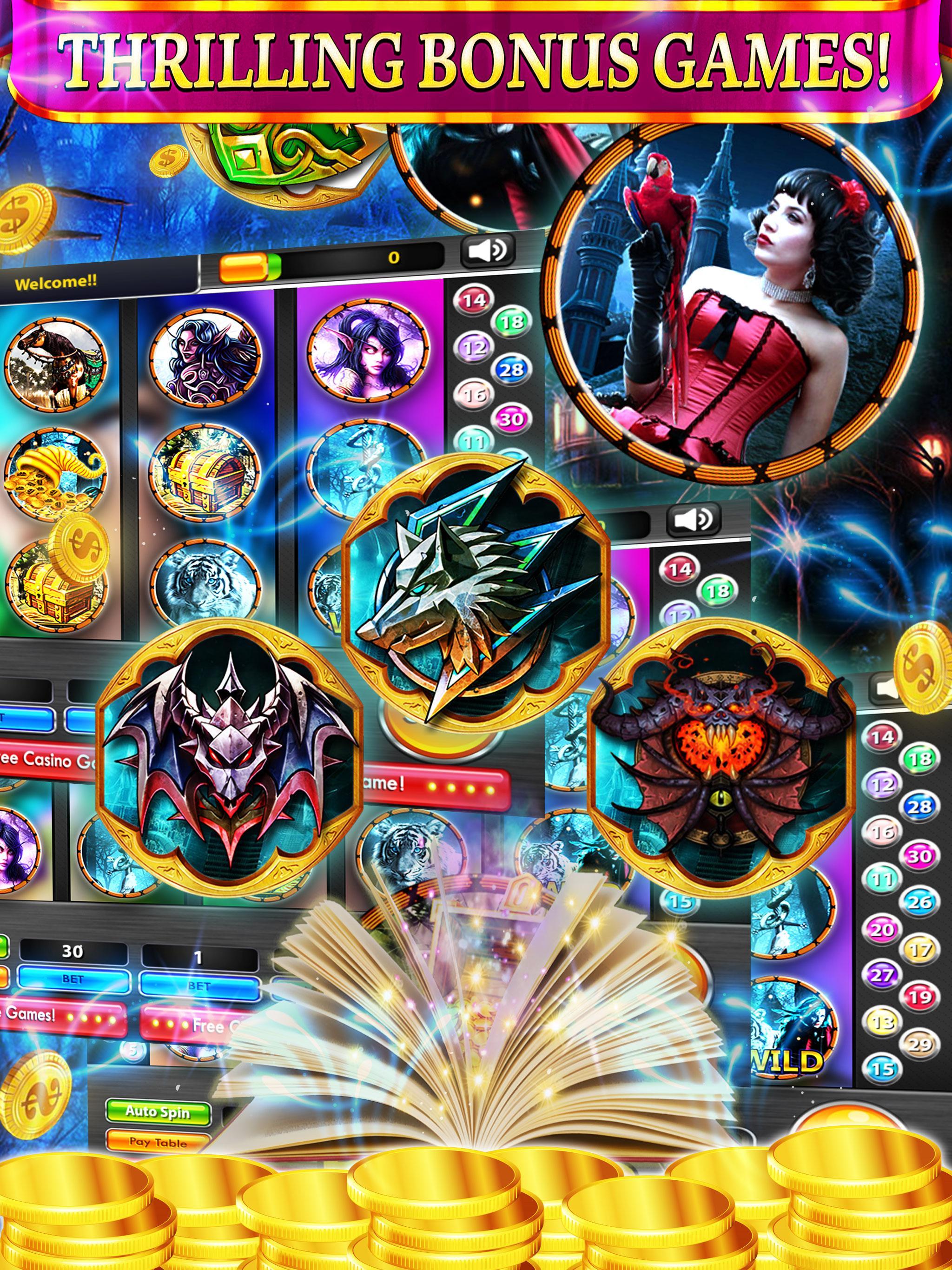 Scatter spin slots