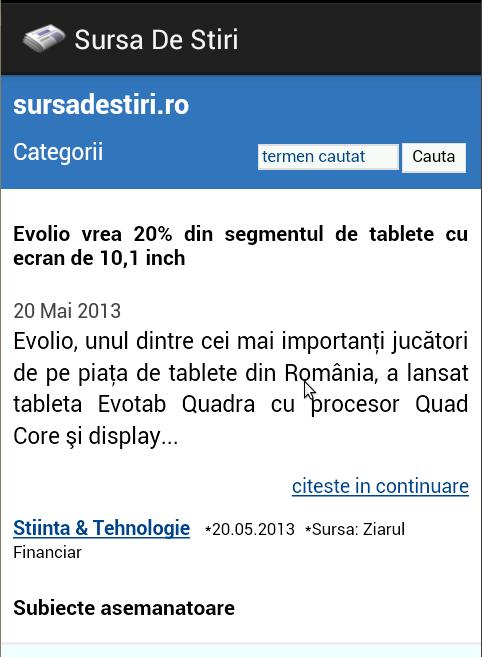 Sursa De Stiri