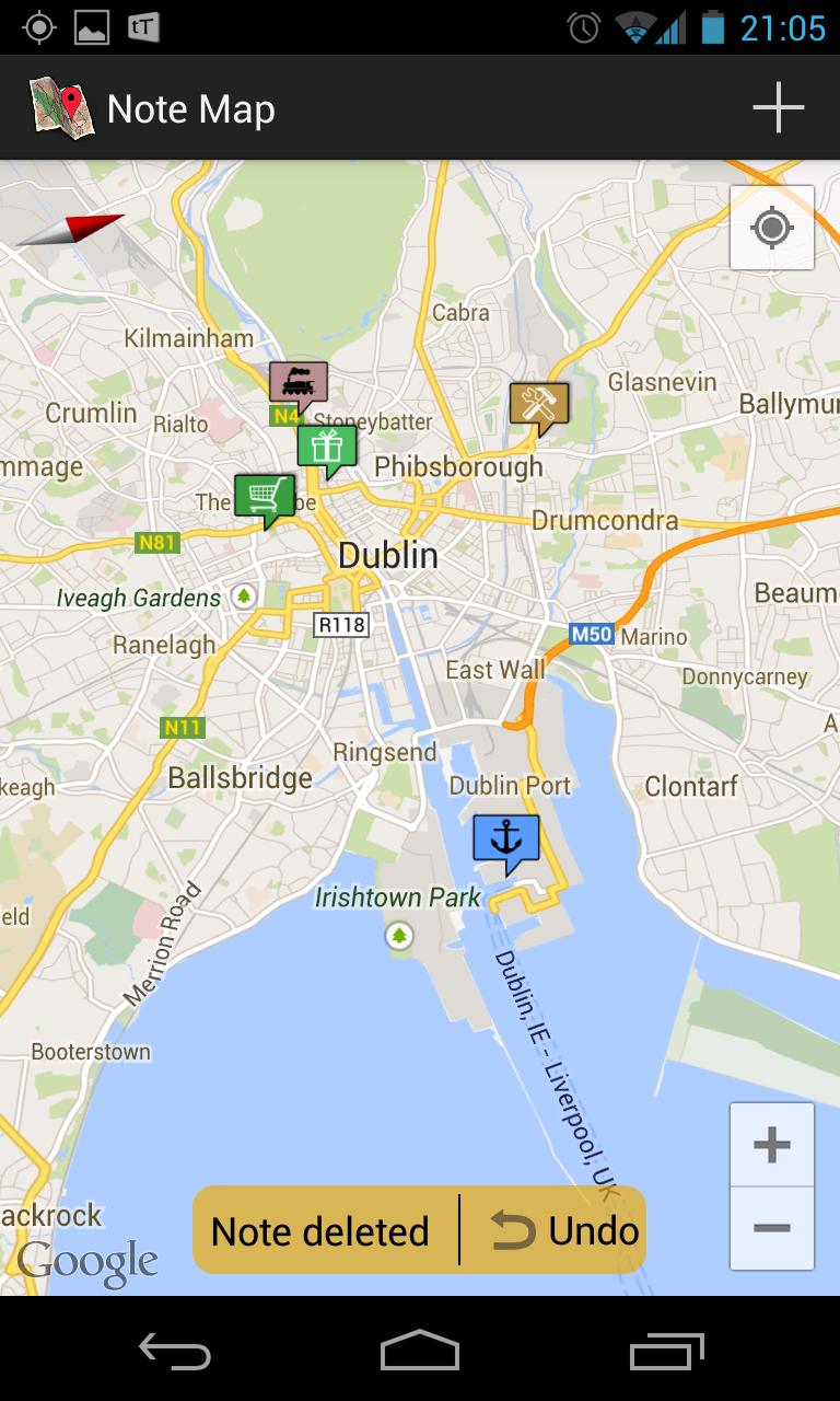 Note Map