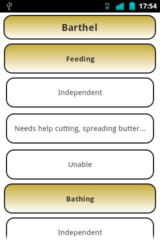 Barthel scale Free