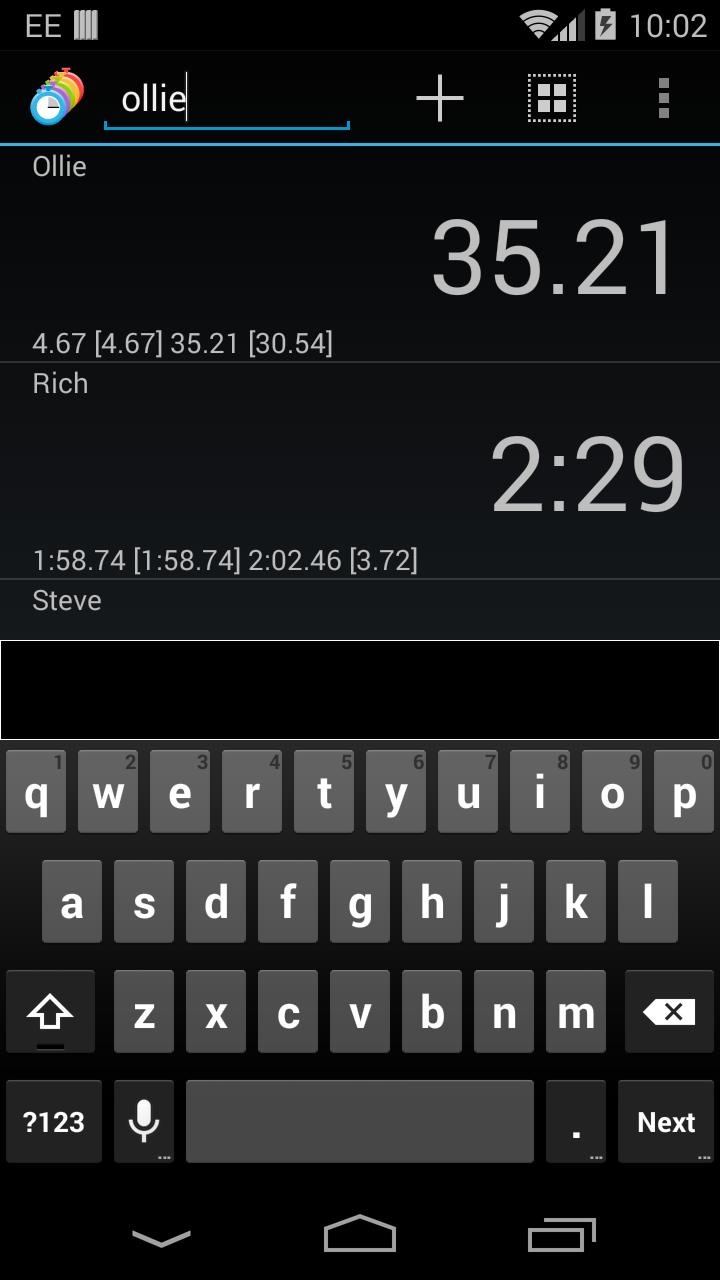Multiple Stopwatch