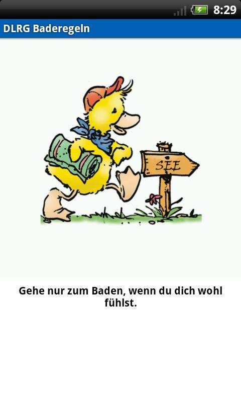 DLRG Baderegeln