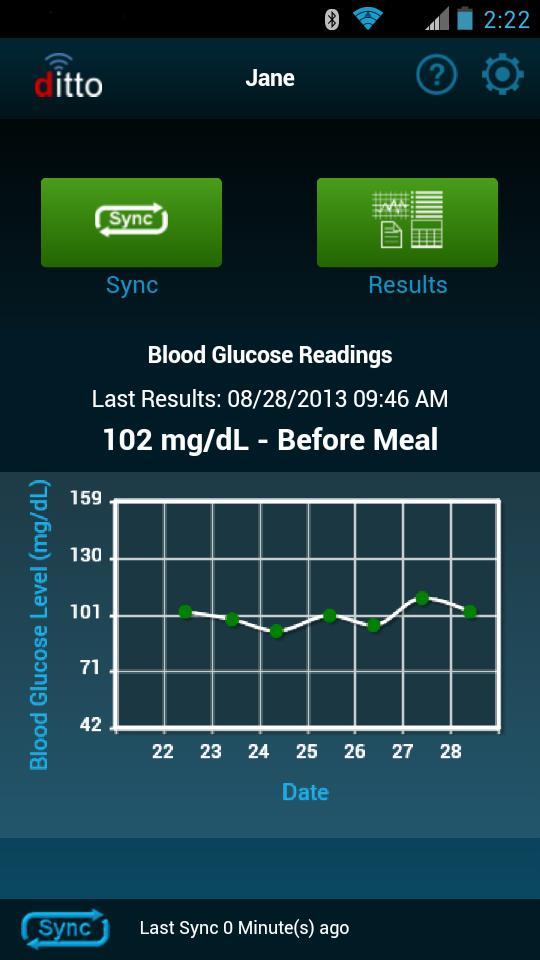 ditto Glucose Logbook