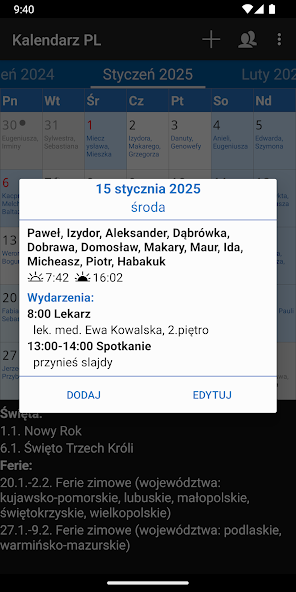 Kalendarz PL