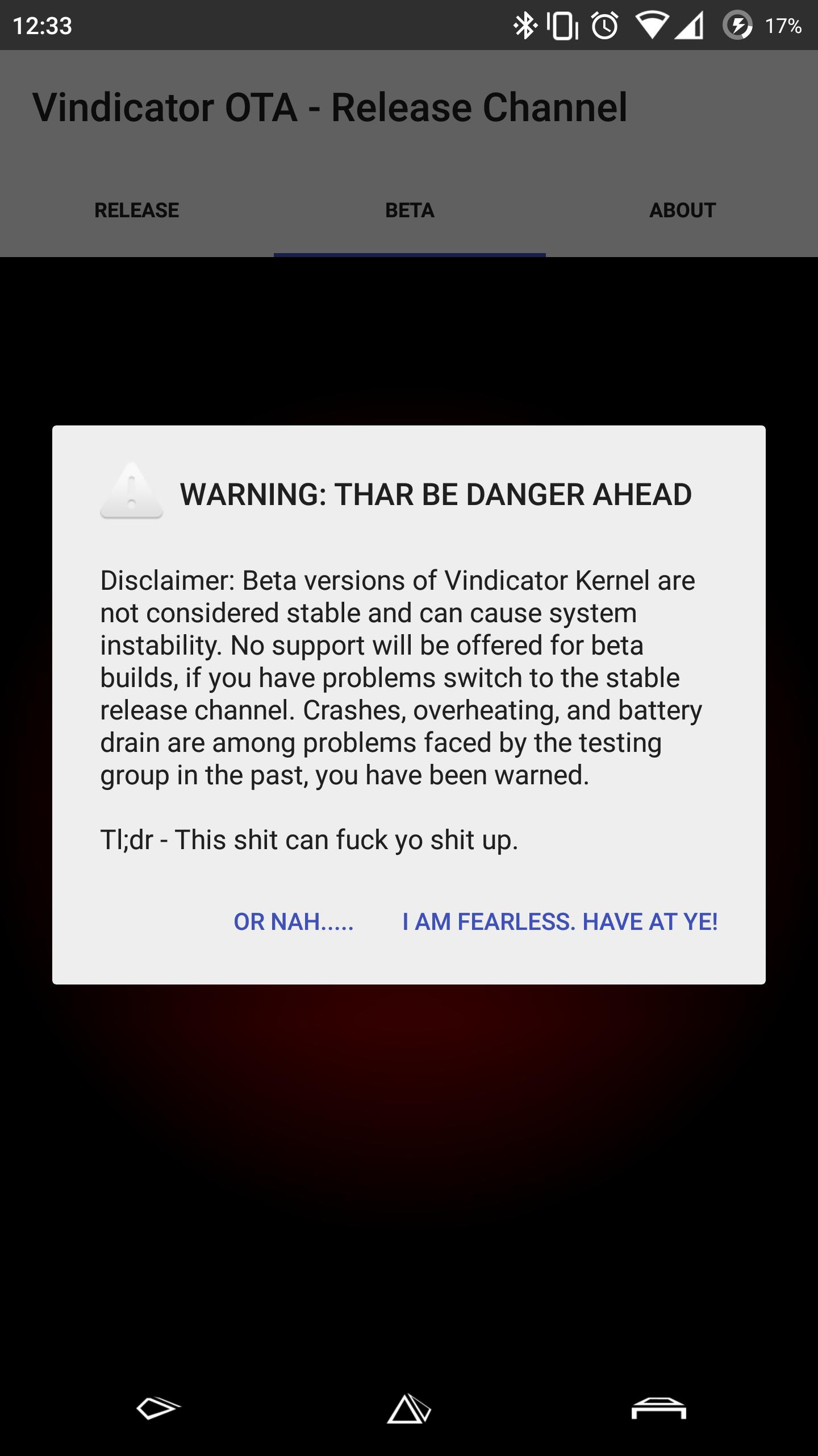 Vindicator Kernel OTA-Nexus 6