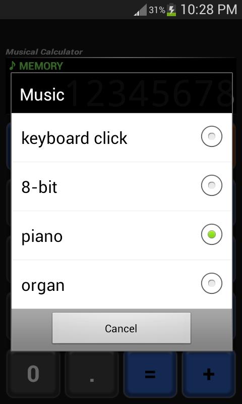 Musical Calculator
