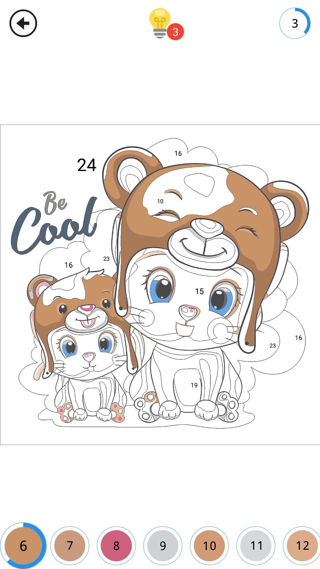 Cute Color - Color by Numbers