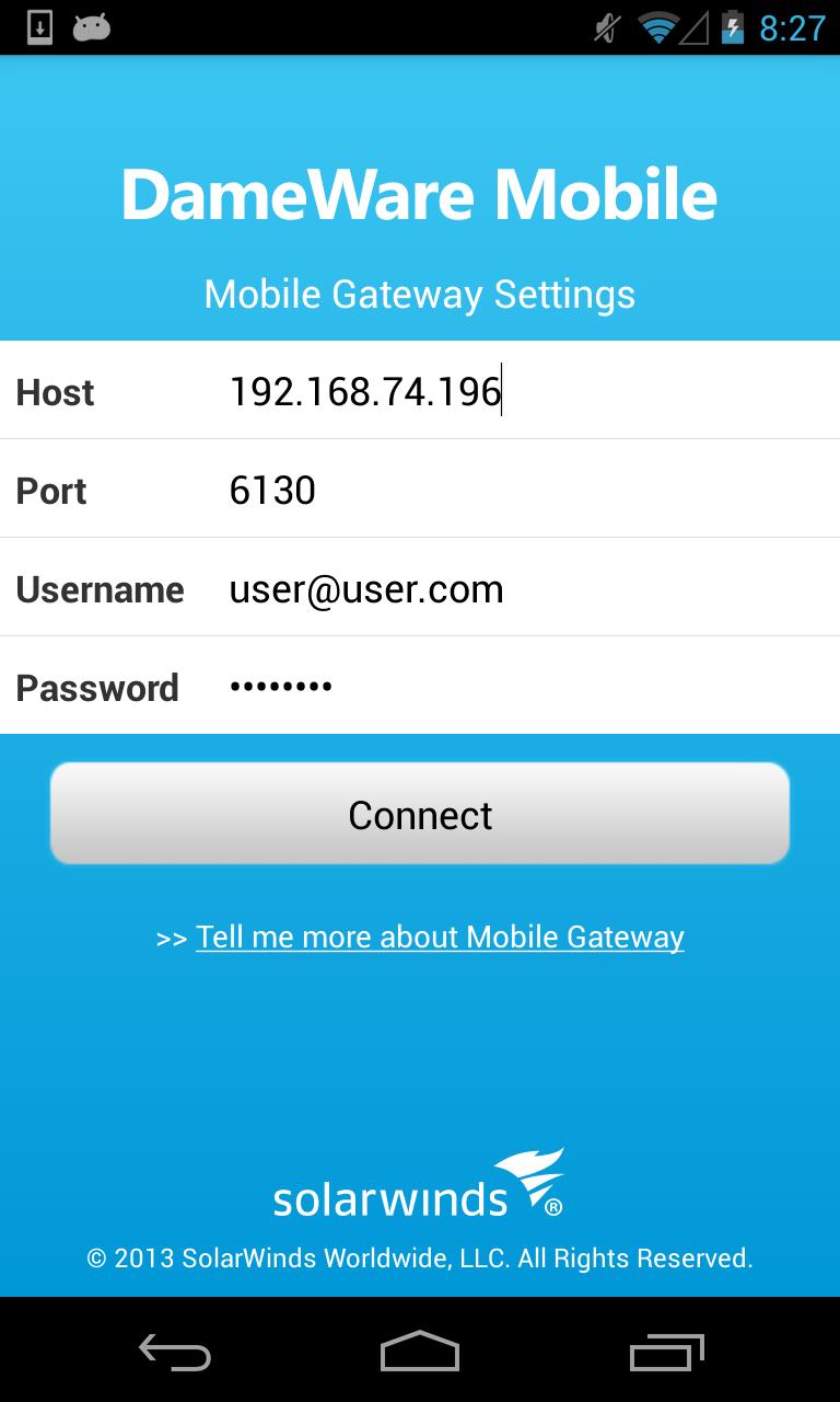 DameWare Mobile