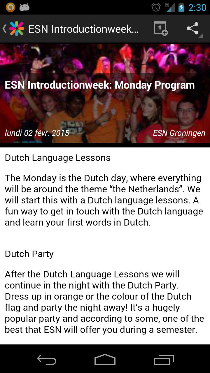 Erasmus ESN Events