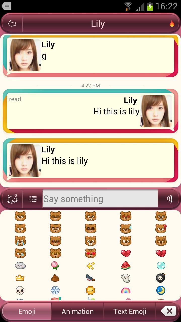 Bubble Style for SayHi Dating
