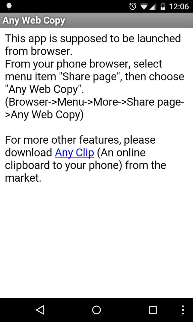 Any Web Copy