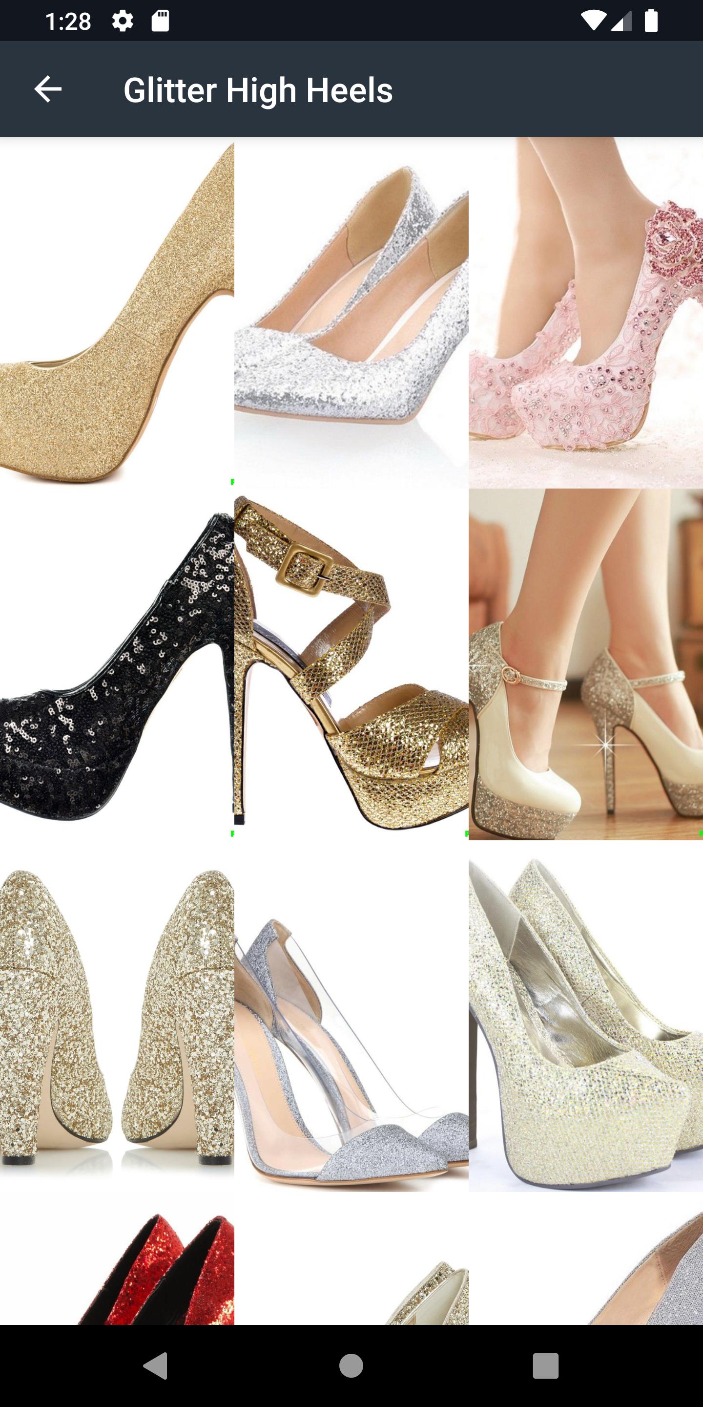 Glitter High Heels