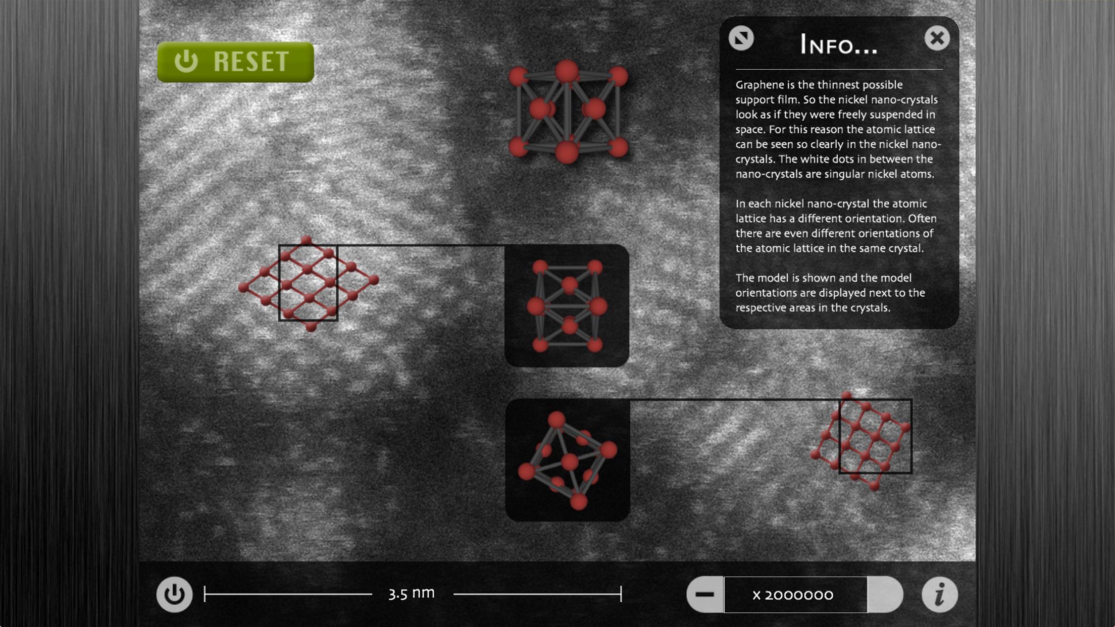 Graphene Virtual Microscope