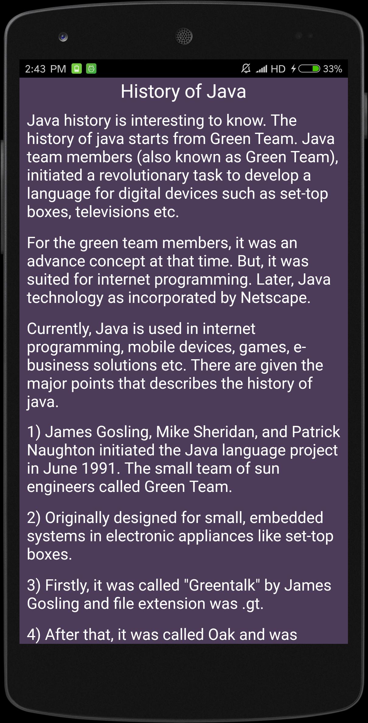 Tutorial for Java Beginners