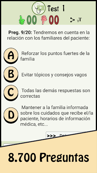 TestOpos Auxiliar Enfermeria