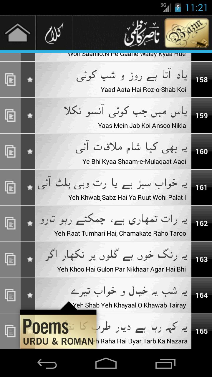 Bazm: Nasir Kazmi