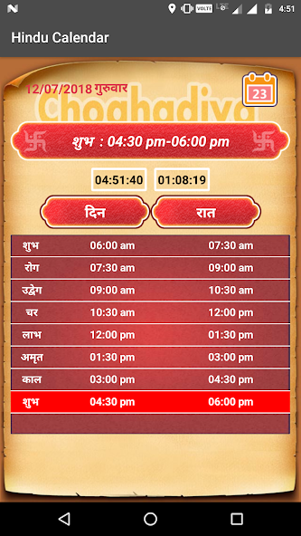Hindu Calendar 2024