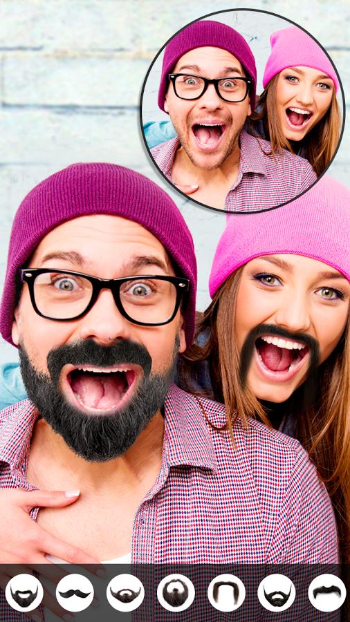 Man Hairstyle Photo Editor - Beard Man Mustache