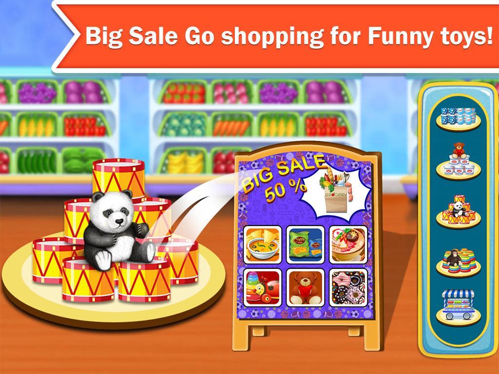 Supermarket Shopping Mall : Fun with Food
