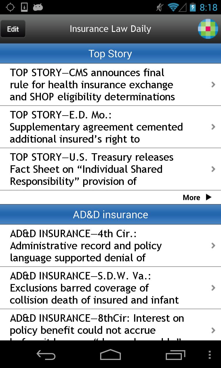Insurance Law Daily
