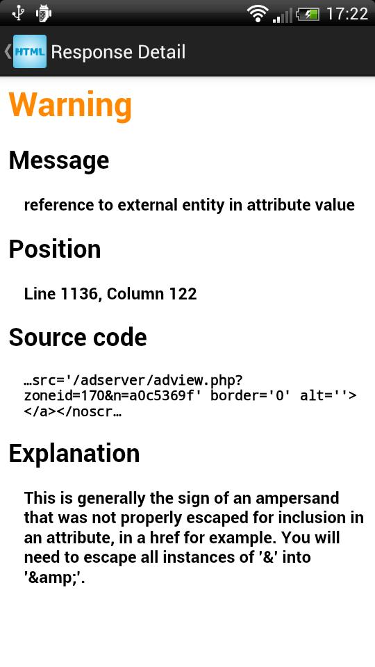HTML Validator