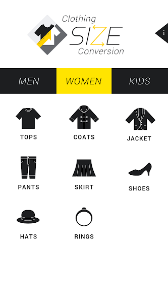 Clothing Size Conversion